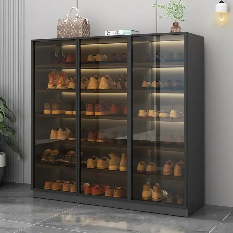 Shoe Box Display - Modern Glass Display Shoe Rack Lamp