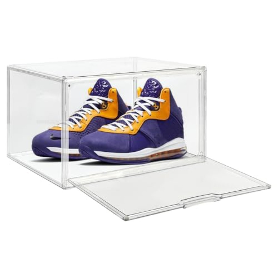 Pack Clear Acrylic Sneaker Sho - مراجعة Shoe Box Display وسعره
