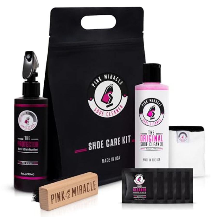 Pink Miracle Shoe Care Kit - I - مراجعة Sneaker Shoe Care Kit وسعره