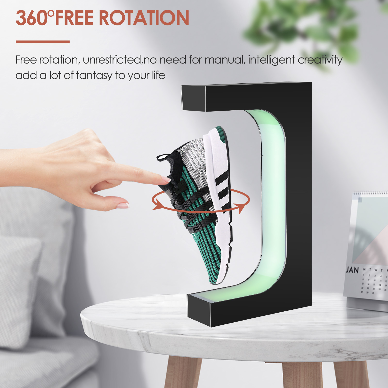 Floating Shoe Display Magnetic - مراجعة Shoe Box Display وسعره
