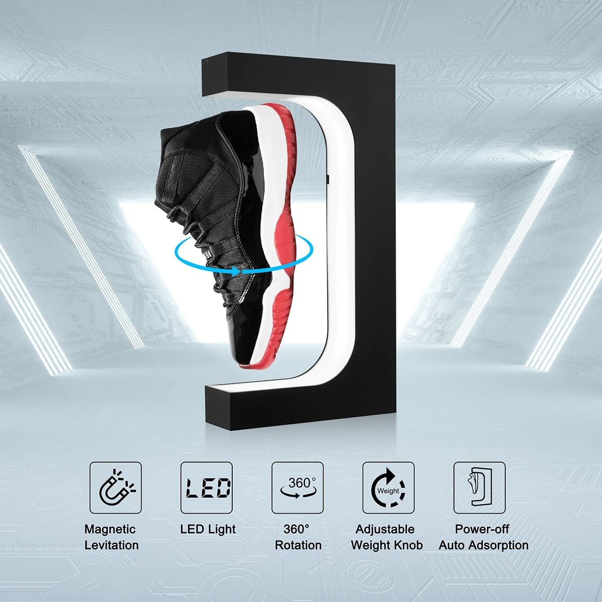 Floating Shoe Display Magnetic - مراجعة Shoe Box Display وسعره