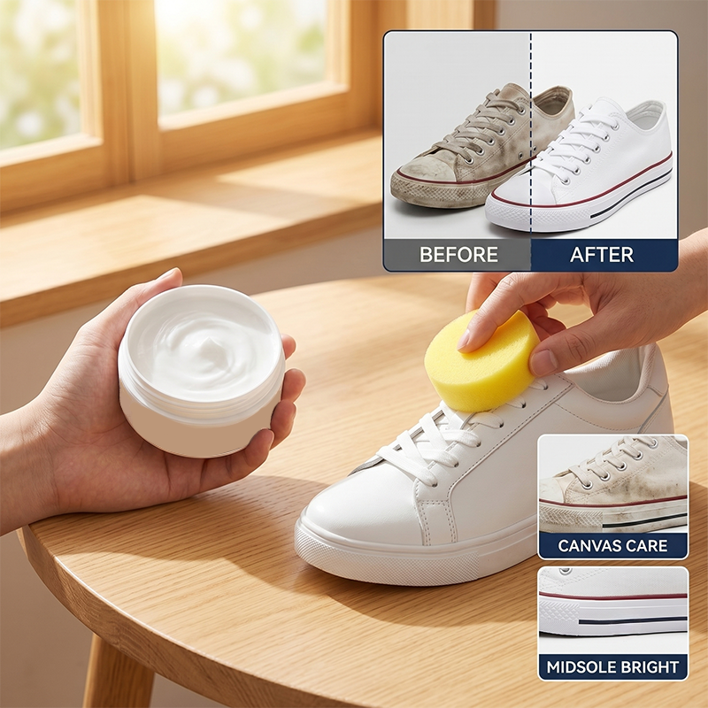 YUNLIWEI Waterless White Shoe  - مراجعة Sneaker Shoe Care Kit وسعره