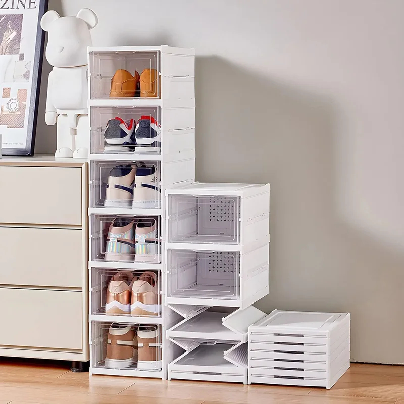 Stackable Dustproof 3 Layers F - مراجعة Shoe Box Display وسعره