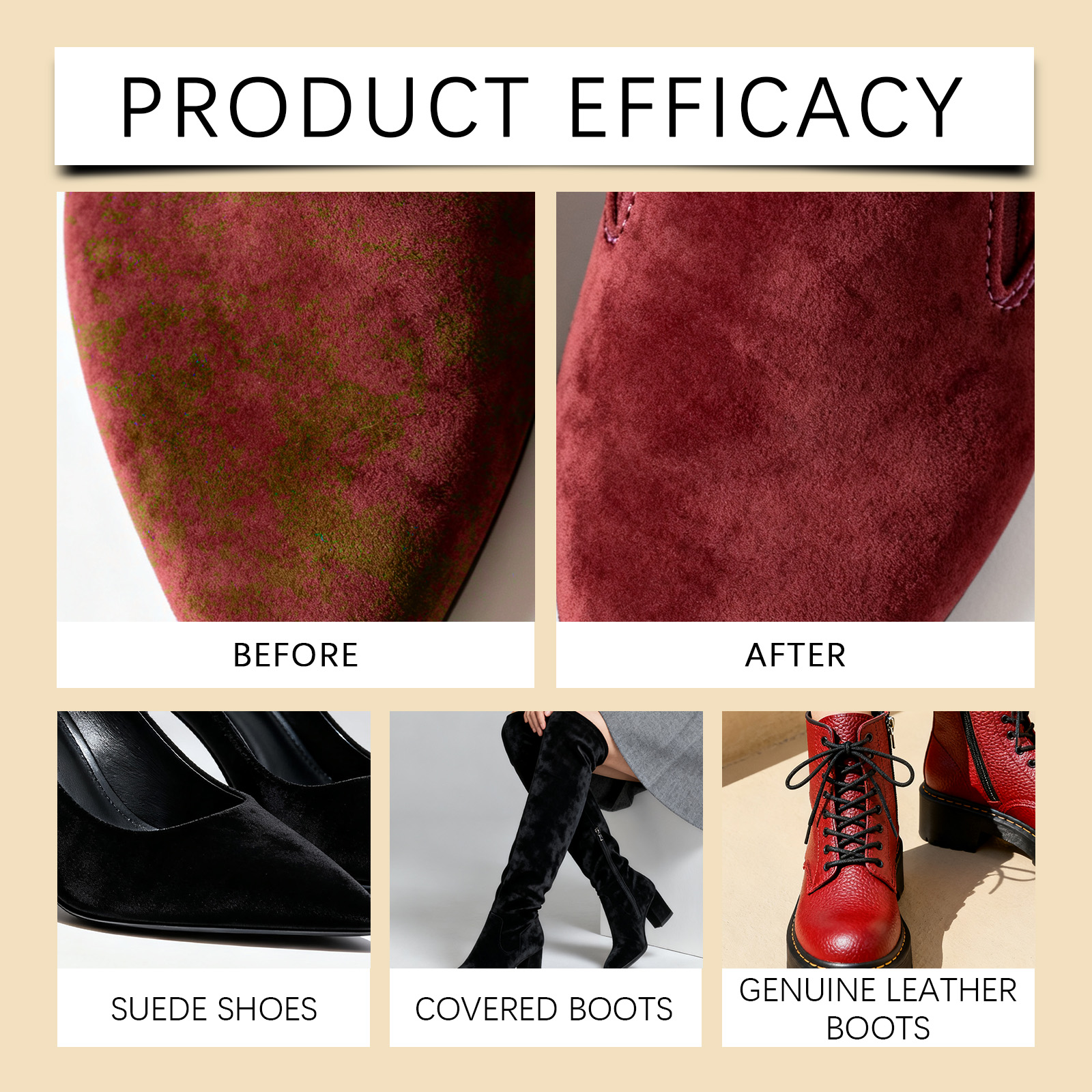 Suede Cleaner Spray Nubuck Car - مراجعة Sneaker Shoe Care Kit وسعره