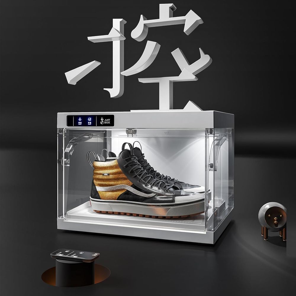 Smart LED Shoe Organizer, Clea - مراجعة Shoe Box Display وسعره