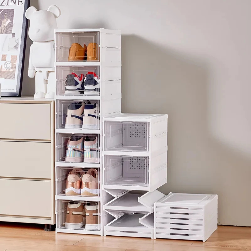 6 Layers Foldable Transparent  - مراجعة Shoe Box Display وسعره