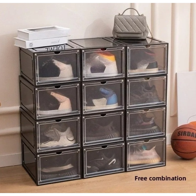 Clear Acrylic Shoe Storage Box - مراجعة Shoe Box Display وسعره