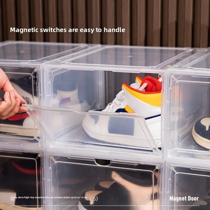 Clear Acrylic Shoe Storage Box - مراجعة Shoe Box Display وسعره