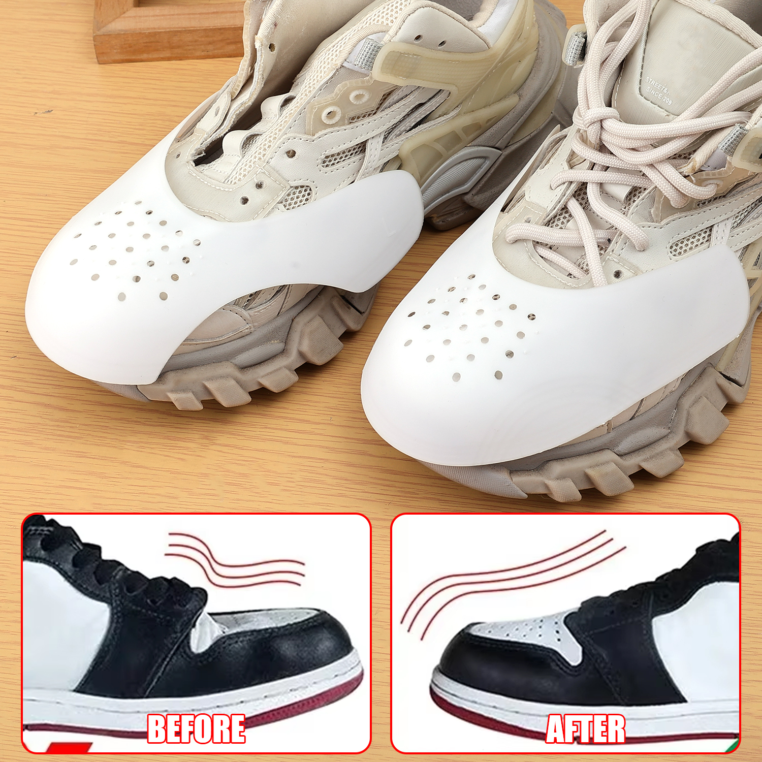 Breathable Protector Shoe Head - مراجعة Sneaker Care Accessories وسعره