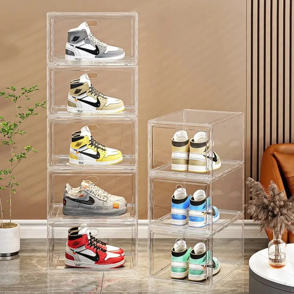 Large AJ Sneaker Storage Box,  - مراجعة Shoe Box Display وسعره