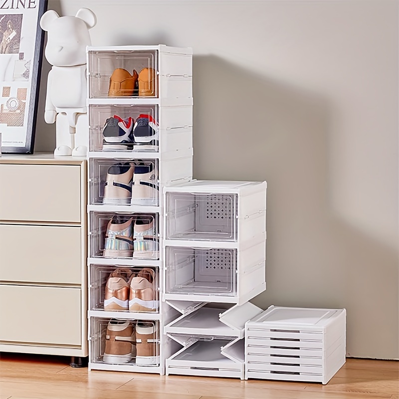 Dust Proof Stackable 6 Layer T - مراجعة Shoe Box Display وسعره