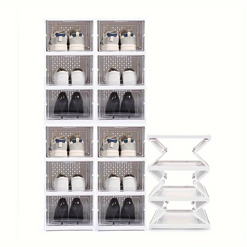Dust Proof Stackable 6 Layer T - مراجعة Shoe Box Display وسعره