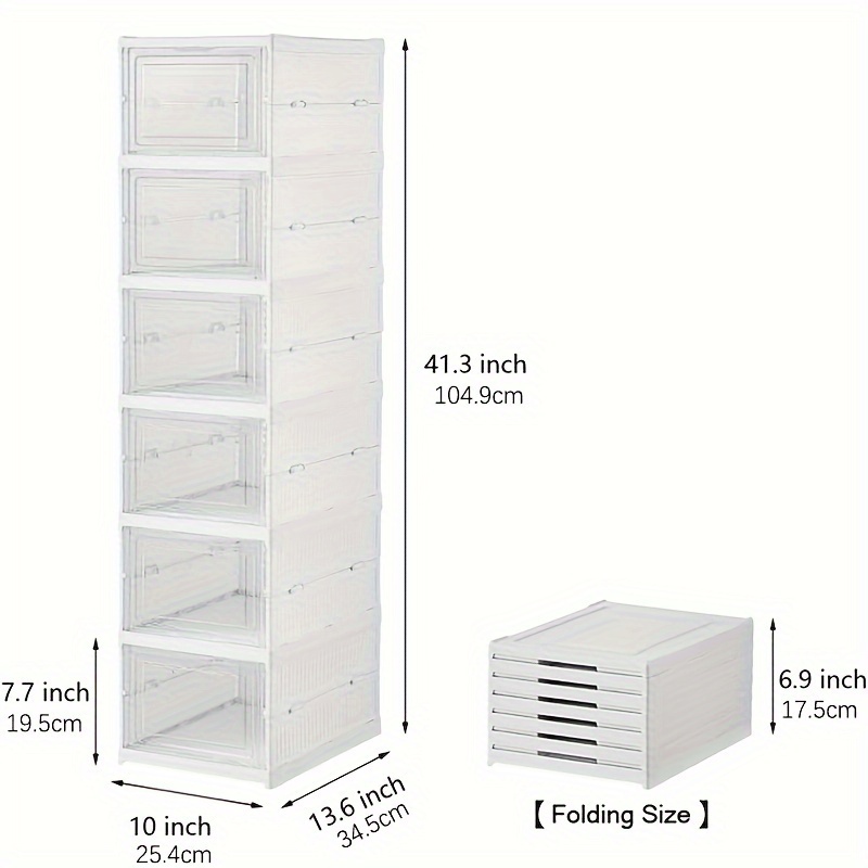 Dust Proof Stackable 6 Layer T - مراجعة Shoe Box Display وسعره