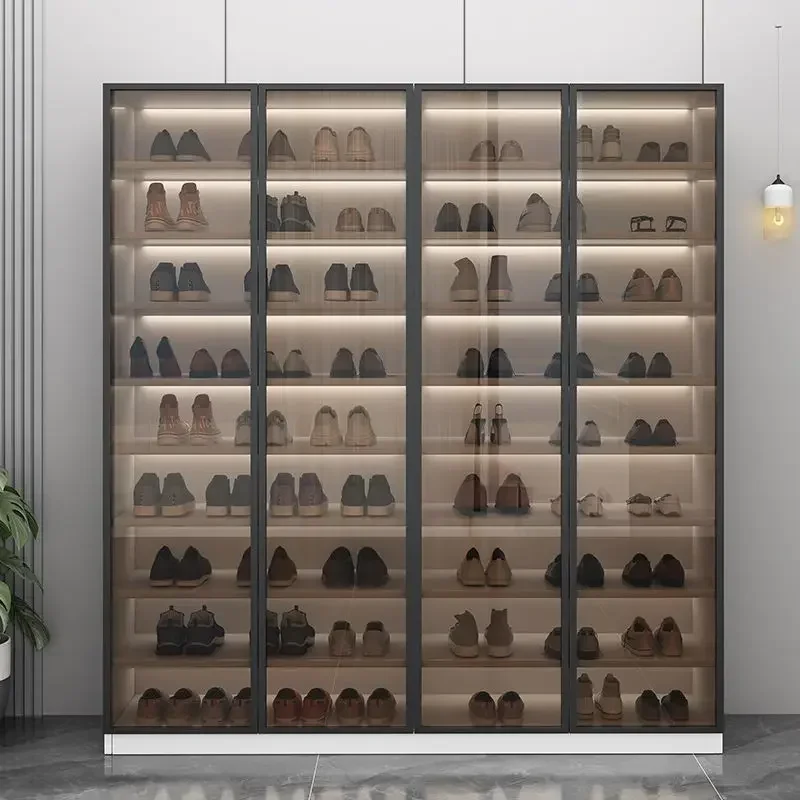 Modern Glass Display Shoe Rack - مراجعة Shoe Box Display وسعره