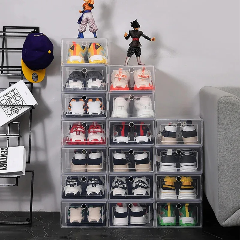 6 Pack Transparent Shoe Boxes, - مراجعة Shoe Box Display وسعره