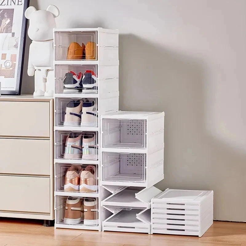 6 Layers Transparent Shoe Stor - مراجعة Shoe Box Display وسعره