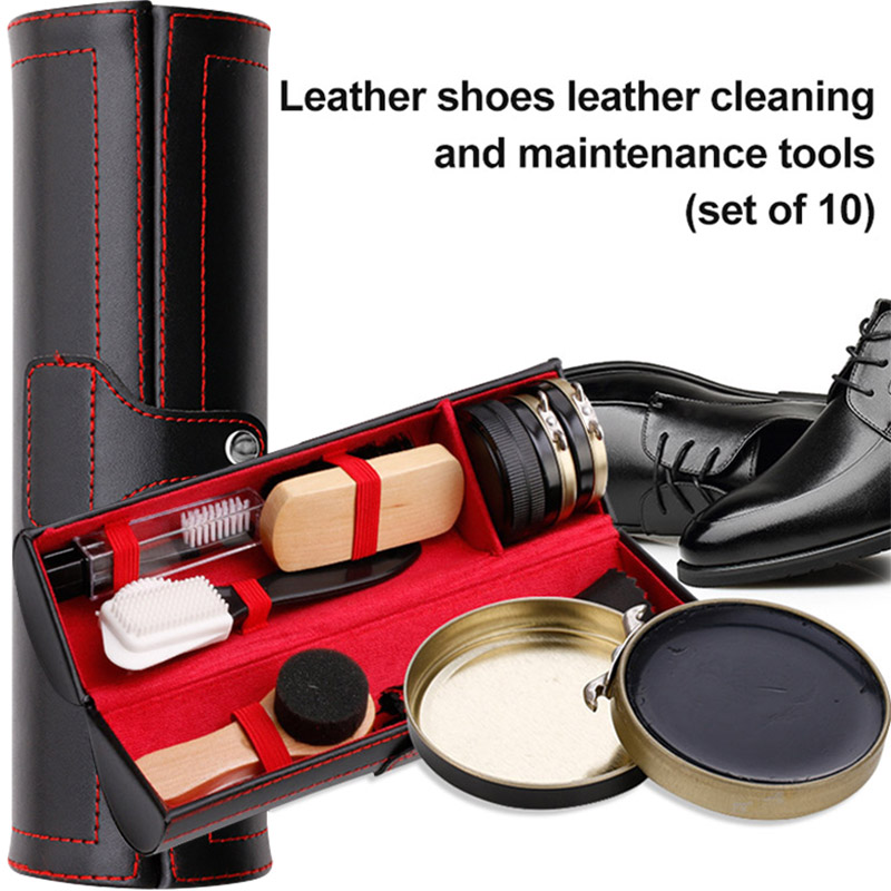 1 Set Leather Shoes Polish Set - مراجعة Sneaker Shoe Care Kit وسعره